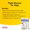 DURVET 12-Pack Triple Wormer Tablets for Puppies and Small Dogs