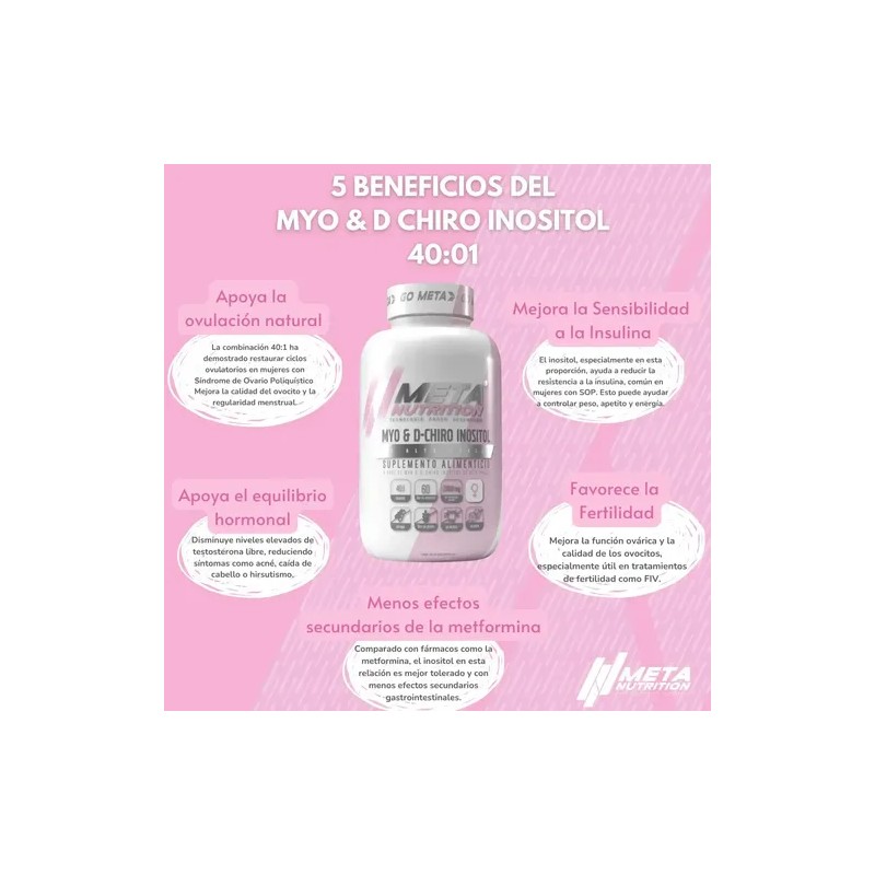 Suplemento en cápsula Meta Nutrition x 20.5g