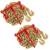 5/16"-3/8" Chain Binders Sets of 2, 5/16"×10ft Chains, Grade 70