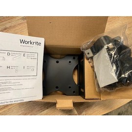 Workrite ACC-CPU-TCFM-B Thin Client CPU Holder, Black (NEW)