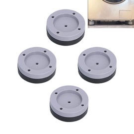 Topyond 4Pcs Washing Machine Pad, Non Slip Anti Vibration Pad Shock Absorbing Rubber Feet Pad Furniture Support for Washer and Dryer