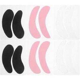 Almohadillas para Levantar Pestañas de Silicona, 6 Pares Reutilizables y Lavables, Uso Cómodo Curvado Uniforme, Repuesto para Permanente de Pestañas