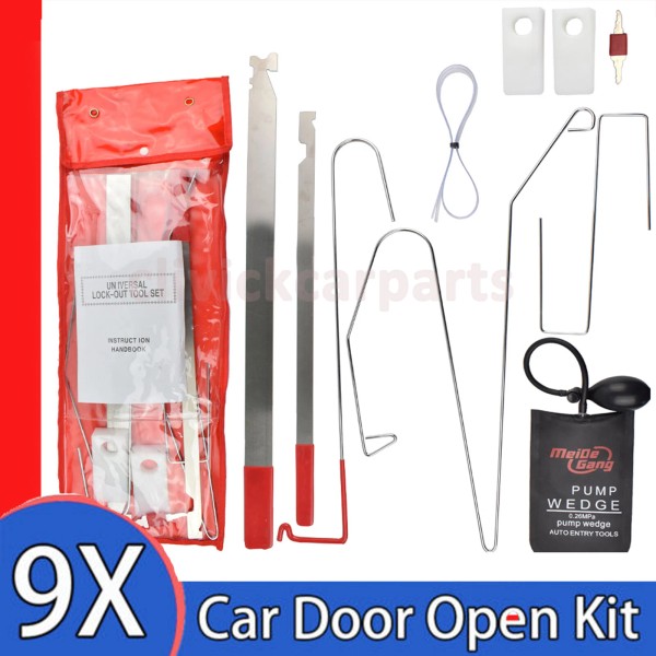 Unbranded 9Pcs/set Car Universal Door Emergency Opening Lock Out Open