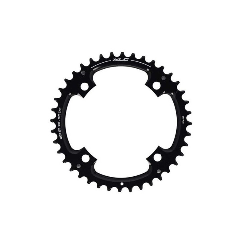 XLC Sram Unisex - Adult XLC Chainring, Black, 40 Teeth