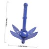 WHAMVOX 4 Tins Folding Anchor Set Kayak Canoe Anchor Sailboat