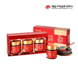 (본사직영) 6년근 발효홍삼 농축액 함유 활기찬 홍삼정(100g x 3병) 건강기능식품 면역력 기억력 피로개선 (Direct from the Manufacturer) 6-Year-Old Fermented Red Ginseng Extract Vital Ginseng Essence (100g x 3 Bottles) Health Functional Food for Immune System, Memory, Fatigue Improvement