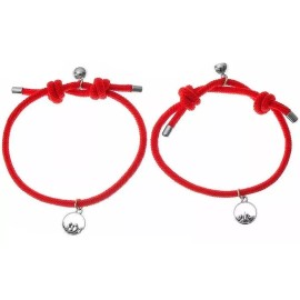 Mafab Set De 2 Pulseras De Imán Magnética Para Parejas