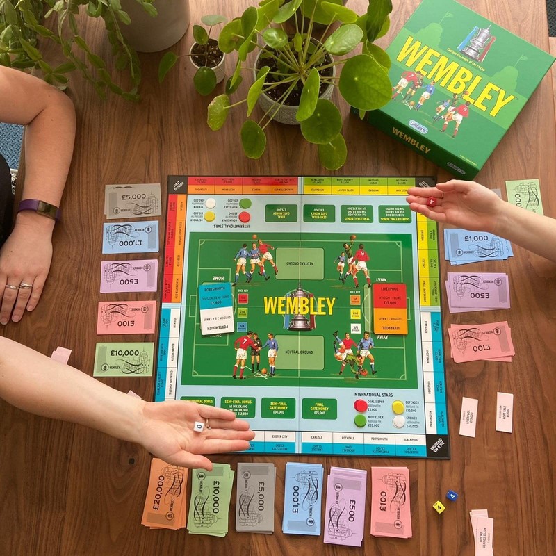 Wembley Board Game | Retro Design | Family Game |