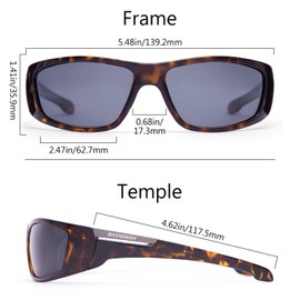 Bassdash V02 Polarized UV Protection Sunglasses, Sport Sunglasses for Men and Women