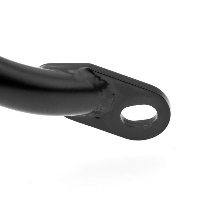 TAZGANTAX Motorcycle Rear Luggage Carrier, Black Steel Rear Luggage Carrier