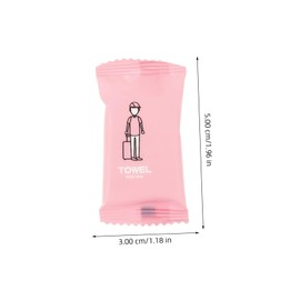 Baluue 70pcs Compressed Travel Towels Tablets Thick Soft Mini Face Towels for Camping Hiking Outdoor Activities Convenient Portable Disposable Washcloths Box Packaging