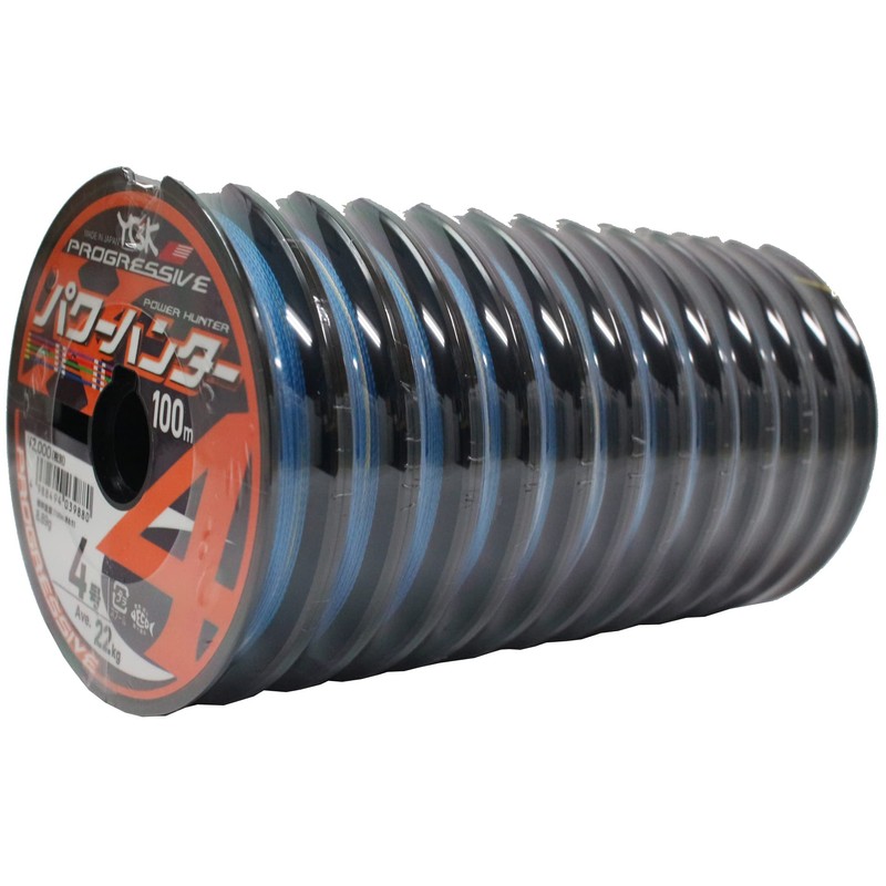 X-Braid Power Hunter Progressive X4 Multicolor 100m 12 Connections [1200m]