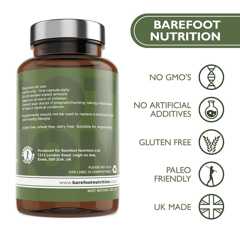 Barefoot Nutrition - Vitamin D3 Complete 4000 IU, With Vitamin
