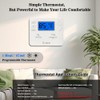 Programmable Thermostat for House,Conventional Single-Stage Systems,5-1-1 Day Programmable Digital Energy-Saving