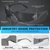 WFEANG Safety Glasses - Tinted Protective Eyewear with ANSI Z87.1,