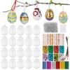 Aitsite Easter Eggs Decorations Easter Eggs Styrofoam Craft Set 20