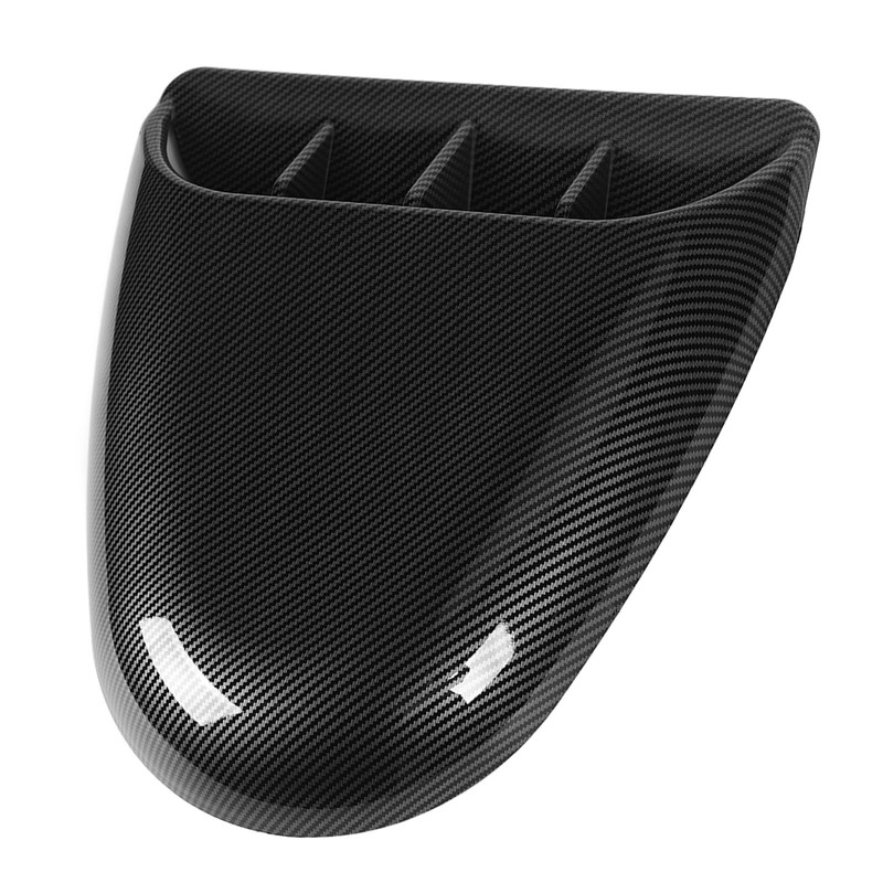 Engine Hood Vent Trim 35.5 X 32cm Carbon Fiber Style