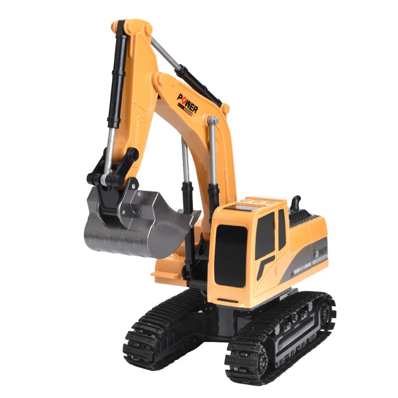 258‑1 6 Channels Remote Control Excavator Truck 1/24 Scale RC