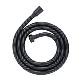 ENKI, H15, Shower Hose, Black, Flexi Bathroom Shower Head Hose Pipe Replacement, Standard 8mm Bore Diameter, 150cm Length, Modern or Traditional Bathroom Design