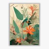 Spiffing Prints Jungle Bloom I – Tropical Bird and Botanical
