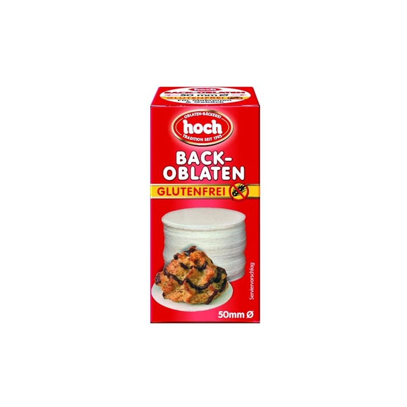 Hoch Round Baking Wafer Paper 50 mm 35 g per
