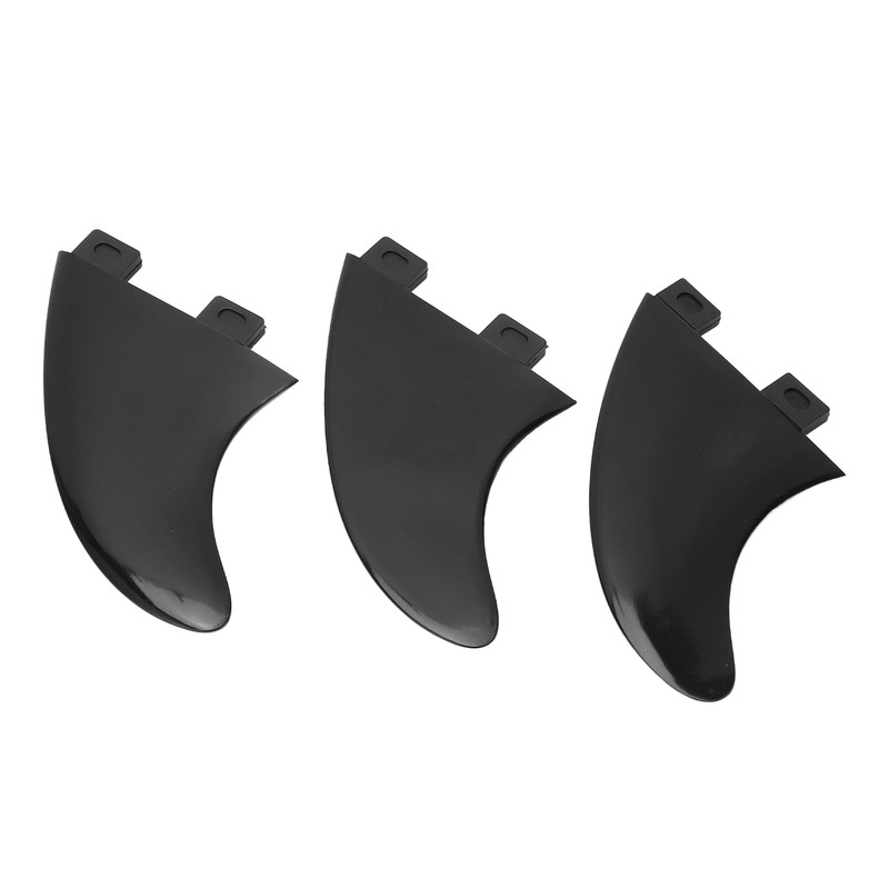 3PCS Surfboard Fin Replacement PVC Paddle Board Fin Surfboard Accessory