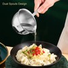 Stainless Steel Saucepan Professional Home Cooking Sauce Pan with Pour