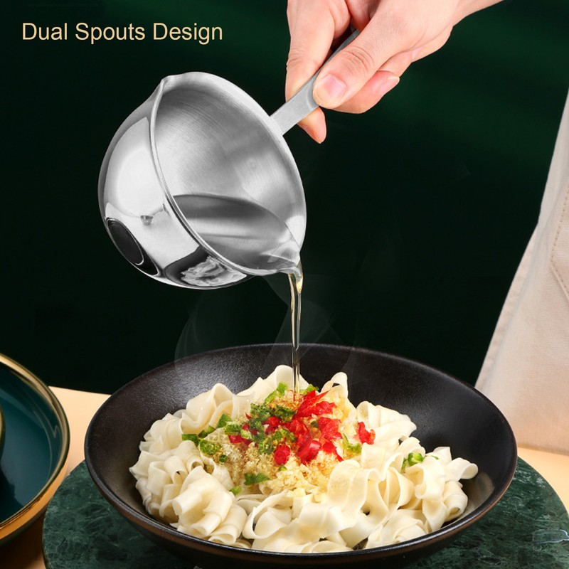 Stainless Steel Saucepan Professional Home Cooking Sauce Pan with Pour