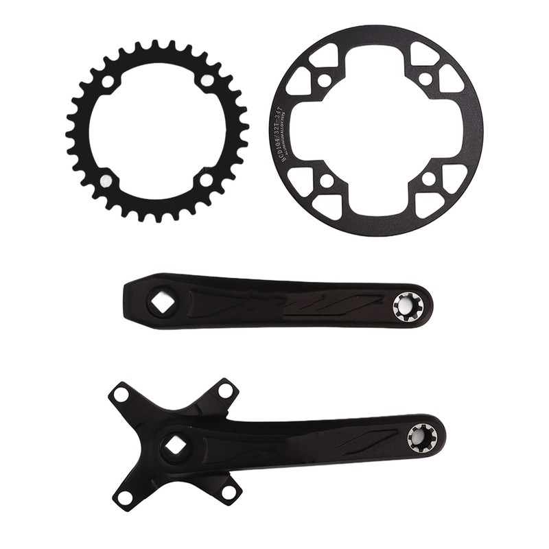 Bicycle Crankset Aluminium Alloy High Strength Lightweight Bicycle Crank Chainring