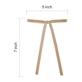 Meseey 30 Pcs Khaki Velvet Christmas Bows 5 x 7 Inch Rustic Vintage Wedding Velvet Ribbon Gift Bows for Tree Wreath Garland Home Decor Indoor Outdoor Decorations (Khaki)