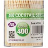 PPS 400 x Wooden Cocktail Sticks/TOOTHPICKS - 6.5cm - Home,