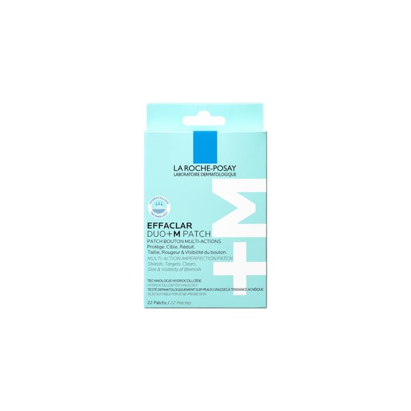 La Roche-Posay Effaclar Duo + M Patches Parches Multiacción, antimperfecciones