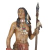 Large Native American Indian Eagle Warrior Chief With Spear And