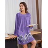Deyeek Hospital Gowns for Women Open Back Long Sleeve Fully