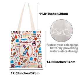 G2TUP Phlebotomist Tote Bag Phlebotomist Life Gifts Phlebotomist Nurse Gift Phlebotomy Tech Shoulder Bag (Phlebotomist)