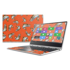MightySkins Skin Compatible with Lenovo Yoga 910 14" – Trout Collage | Protective, Durable, and Unique Vinyl Decal wrap Cover | Easy to Apply, Remove, and Change Styles | Made in The USA