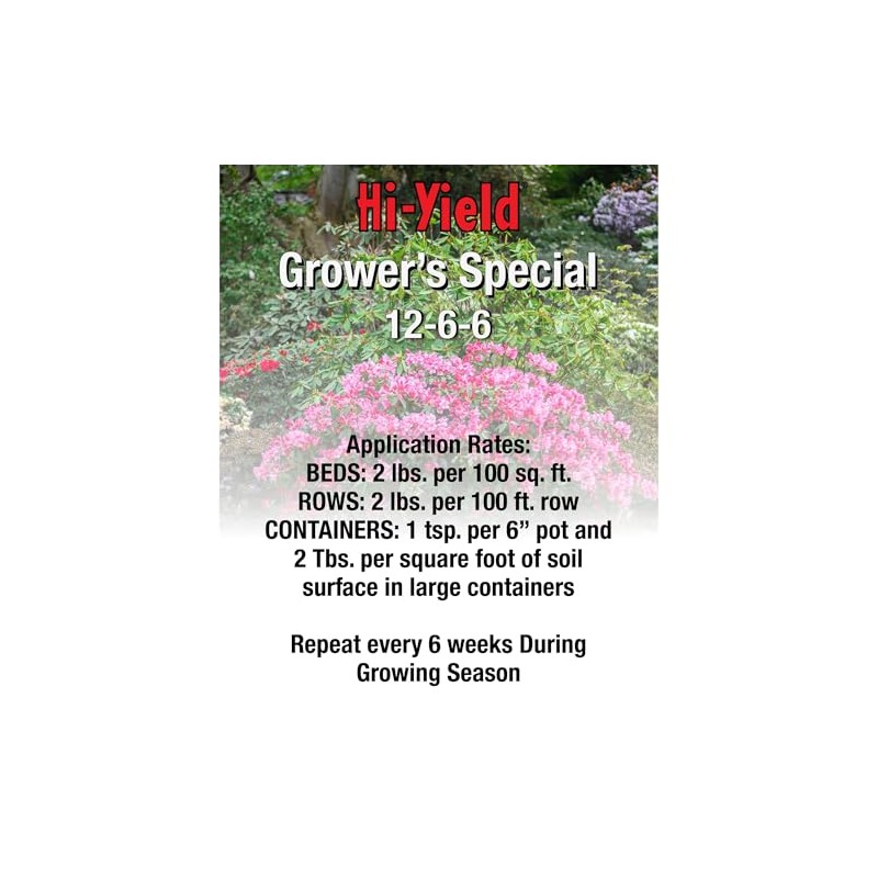 Hi-Yield (34191) Grower's Special Fertilizer 12-6-6 (10 lbs.)