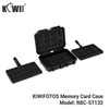 KIWIFOTOS 132 Slots SD Memory Card Case IP67 Waterproof for