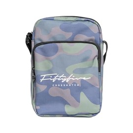 Crosshatch Mens Demilare Camo Crossbody Bag (One Size) (Green)