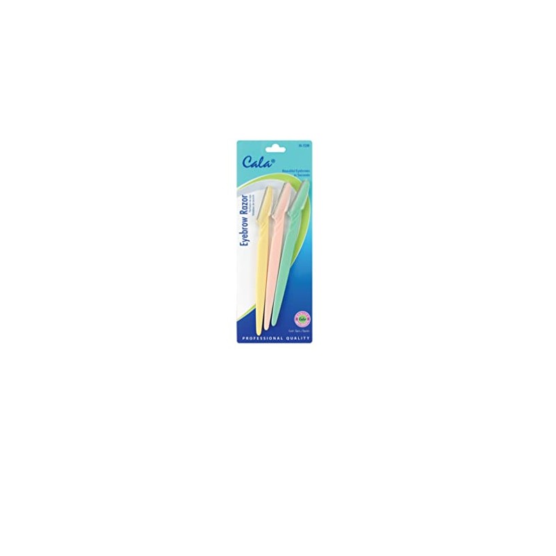 CALA Eyebrow Razor 3pcs (Model: 70 723B) by Cala