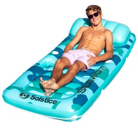 SWIMLINE Sumo Extra Large Pool Lake Float Lounger Raft for Adults & Kids | W/Huge Headrest, Cupholders, Ice Coolers, & All Around Tie-On Grab Line | XL Spacious Design for Comfy Floating & Lounging