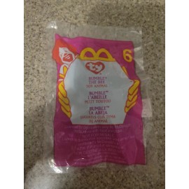 TY McDonald's Teenie Beanie - #6 BUMBLE the Bee (2000) (4.5 inch) - New in bag