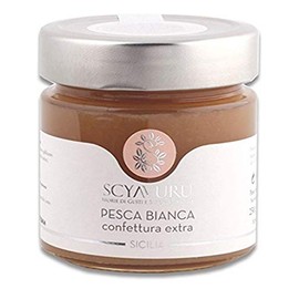 Scyavuru Sicilian White Peach Jam, 8.8 Ounce