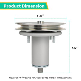 CENHIEE 51528000 Lawn Mower Deck Spindle Assembly Compatible with Ariens Ikon X/XD/XL 52 Edge 52 Gravely ZTX/ZT XL 52 Zero, Spindle Assembly Fits 52" Decks, Replaces 51537200 51528000