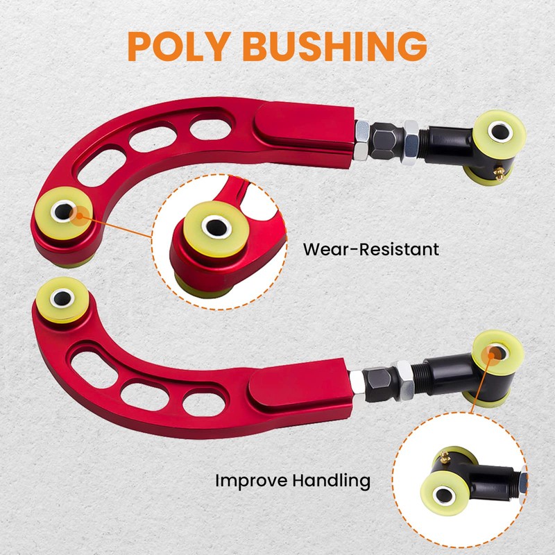 for Scion Tc 2005-2010 Spherical Bearing Adjustable Camber Kit, Front