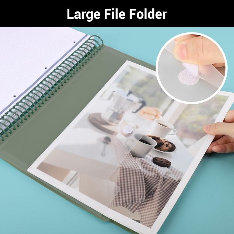 Yarotm Spiral A4 Notebook - Squared Paper Notebooks A4 Wirebound