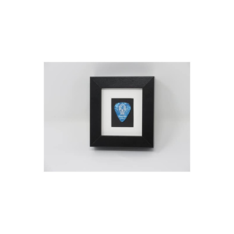 Black Display Frame for 1 Guitar Pick (Not Included)