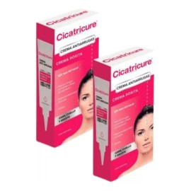 Cicatricure. 2 Pzas Crema Rosita Antiarrugas 60ml