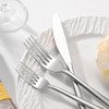 ERVILO 10-Piece Silverware Set for 2, Balanced Weight Stainless Steel