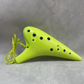 Focalink Osawa 12 Holes Alto C ABS Resin (Sturdy & Durable) Ocarina (Rivo Green)